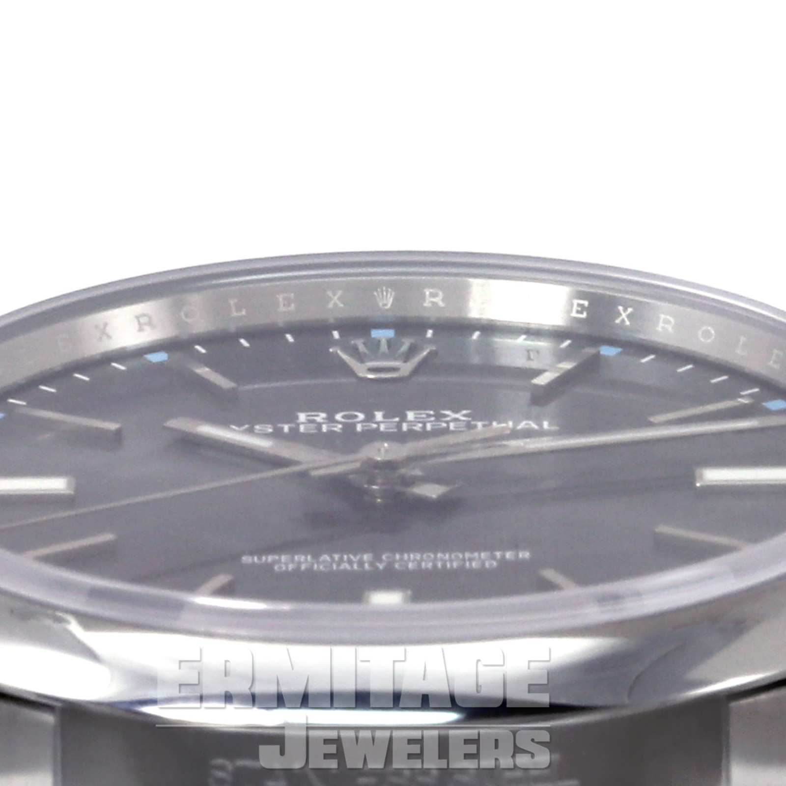 Steel on Oyster Rolex Oyster Perpetual 114300 39 mm